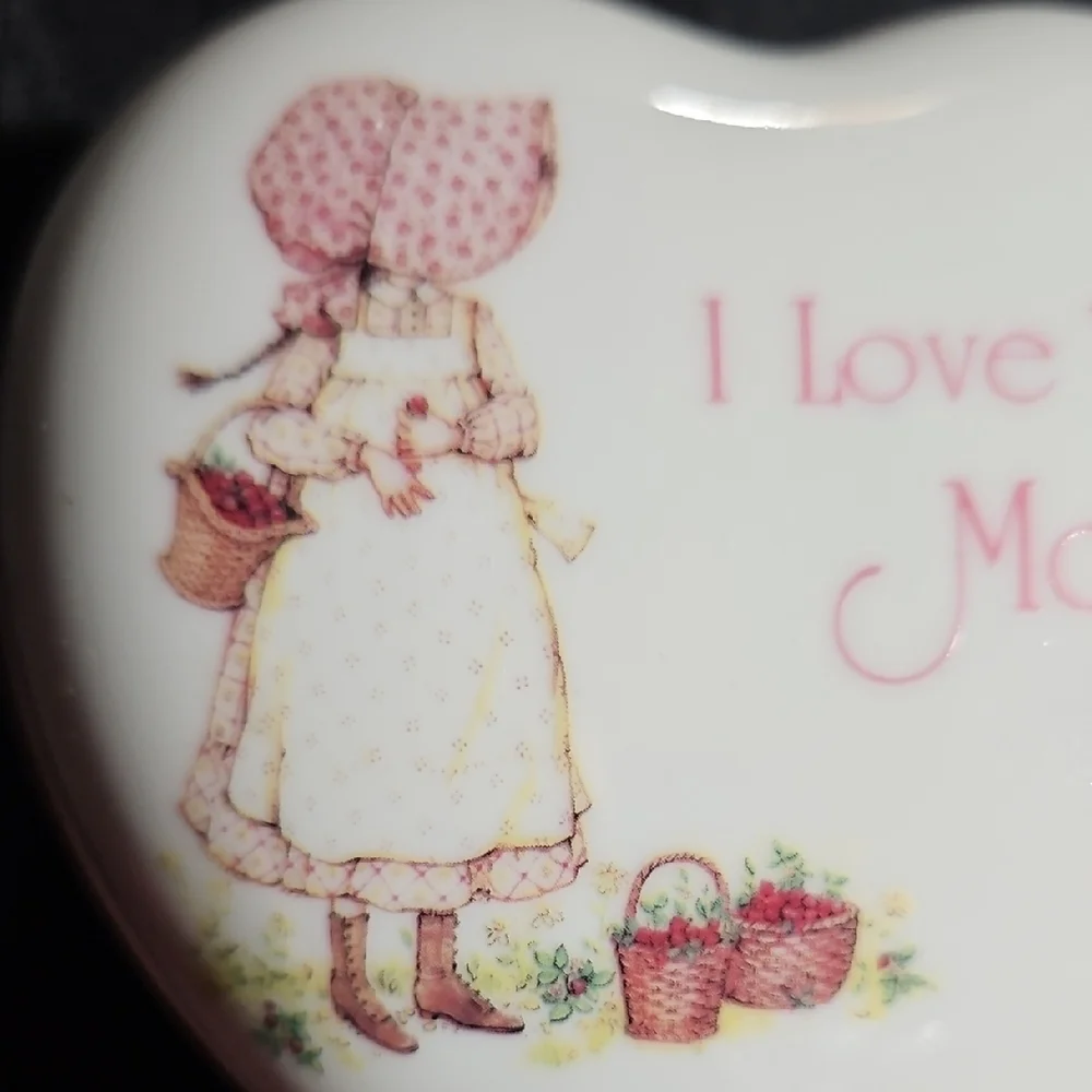 Holly Hobbie Heart-Shaped Ceramic 